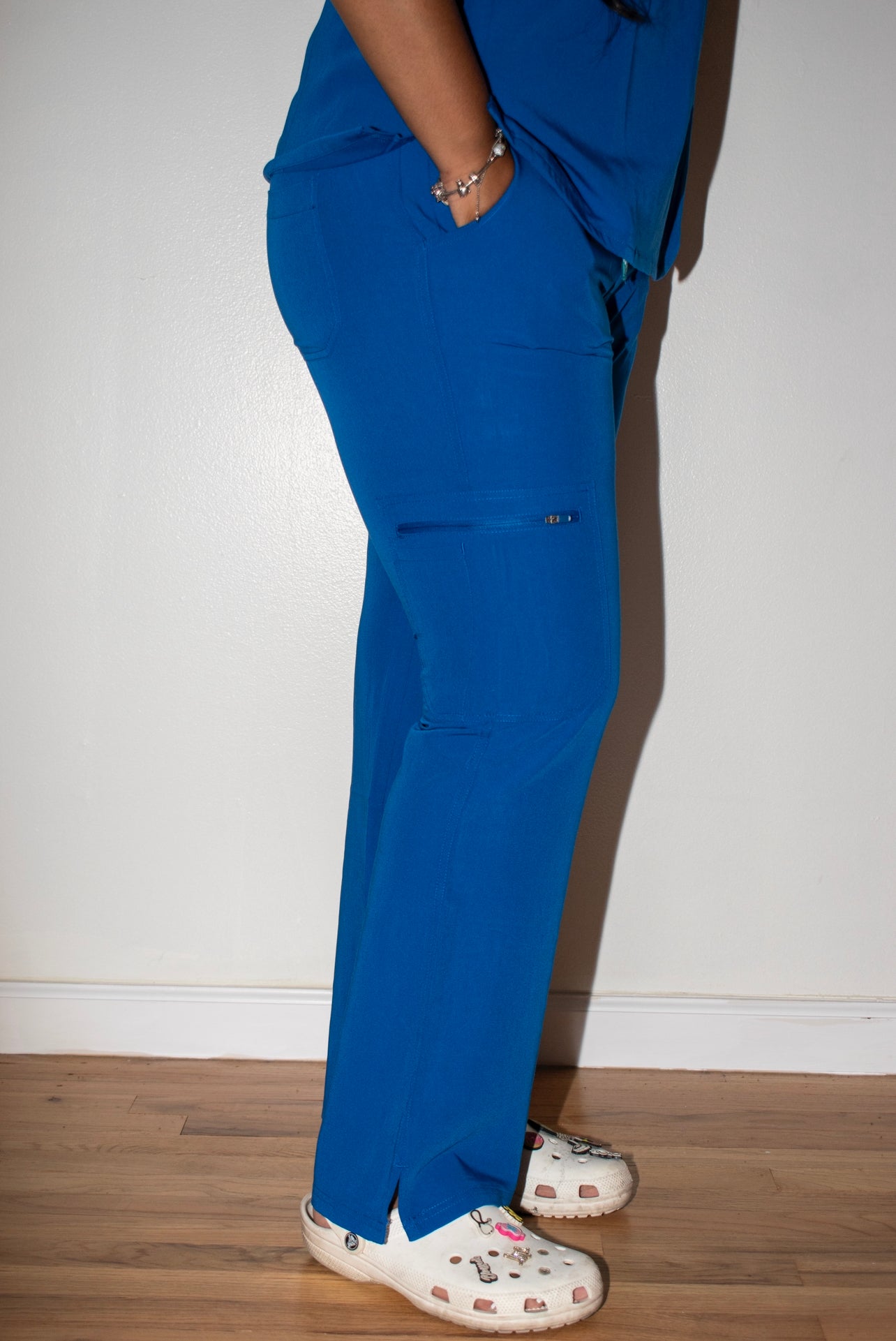 Women's Royal Blue Scrub Pants