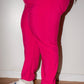 Plus Size Women's Raging Raspberry Scrub Pants