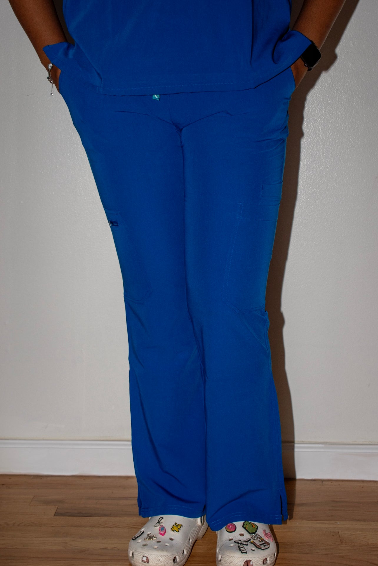 Women's Royal Blue Scrub Pants