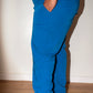 Plus Size Men's Royal Blue Scrub Pants